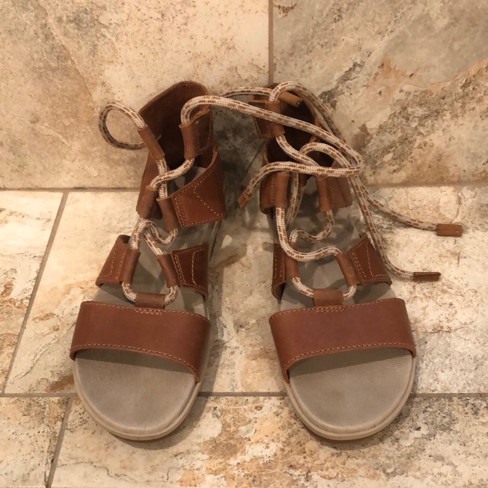 Lace up sandals